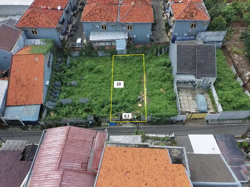 Tanah Siap Bangun di Pangkalan Jati V Jatiwaringin Bisa 4 Lantai