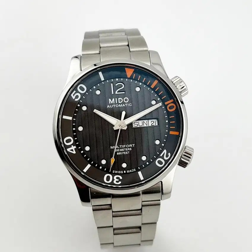 MIDO Multifort Automatic Two Crown Mulus Like New. M005.930