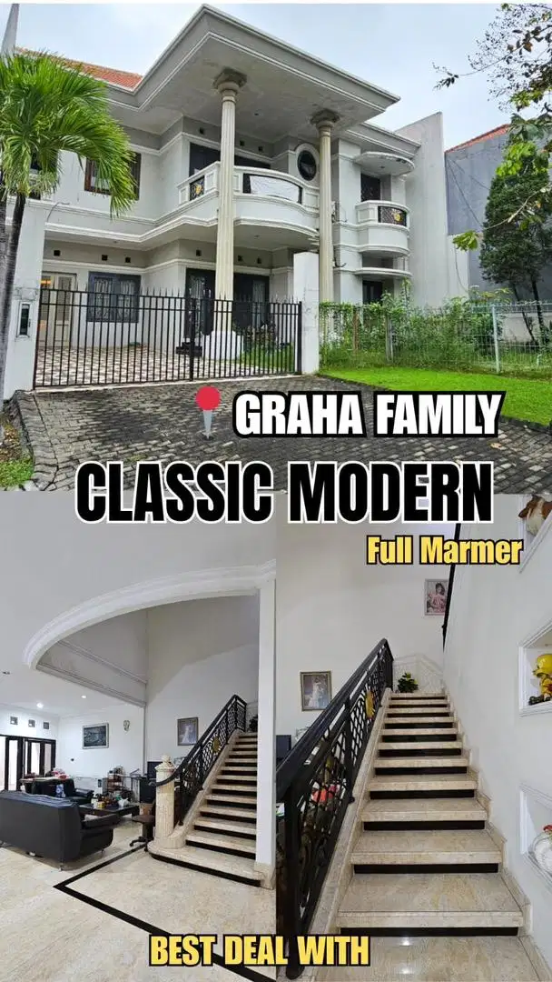 Dijual Rumah Asri Terawat Full Marmer