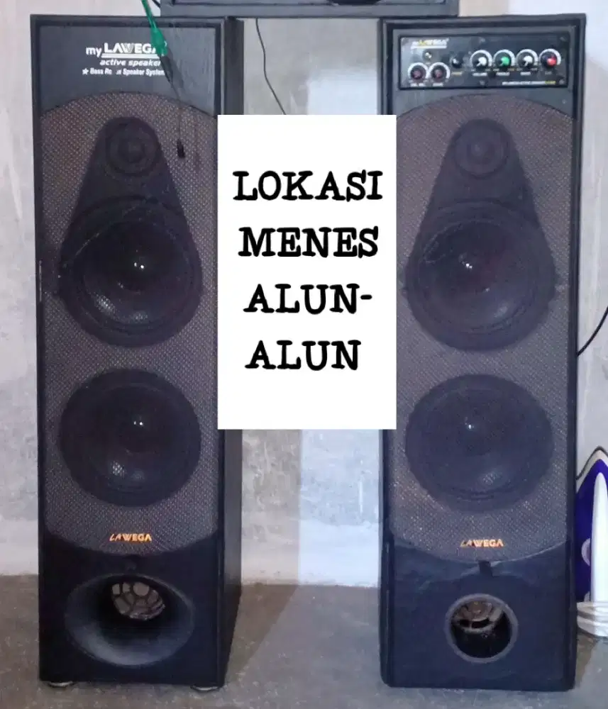 Speaker aktif Lawega sudah ada konektor bluetooth