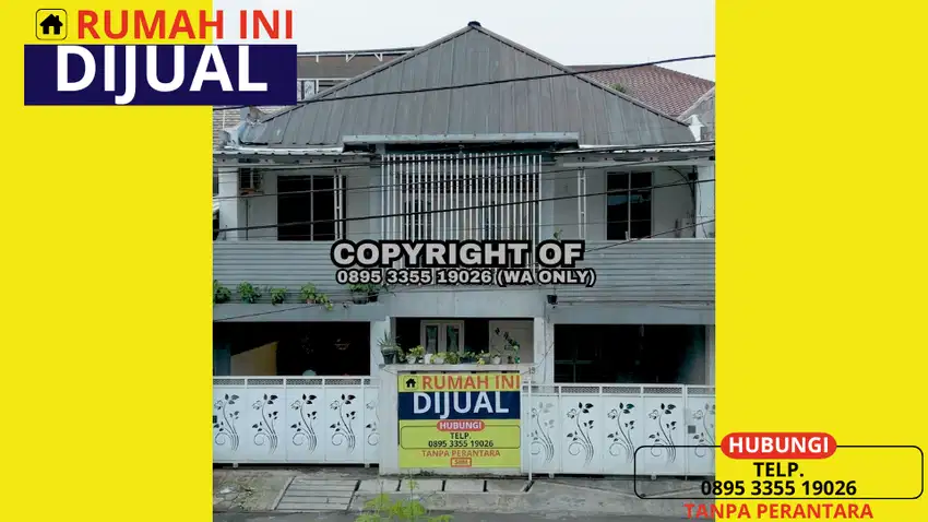DIJUAL RUMAH PONDOK BAMBU JAKARTA LOKASI STRATEGIS