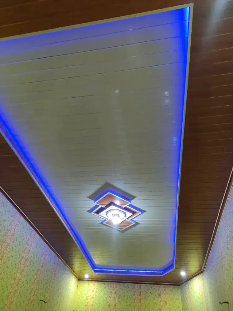 Plafon PVC terpasang rapi