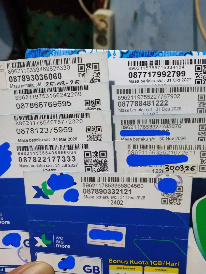 XL nomor cantik