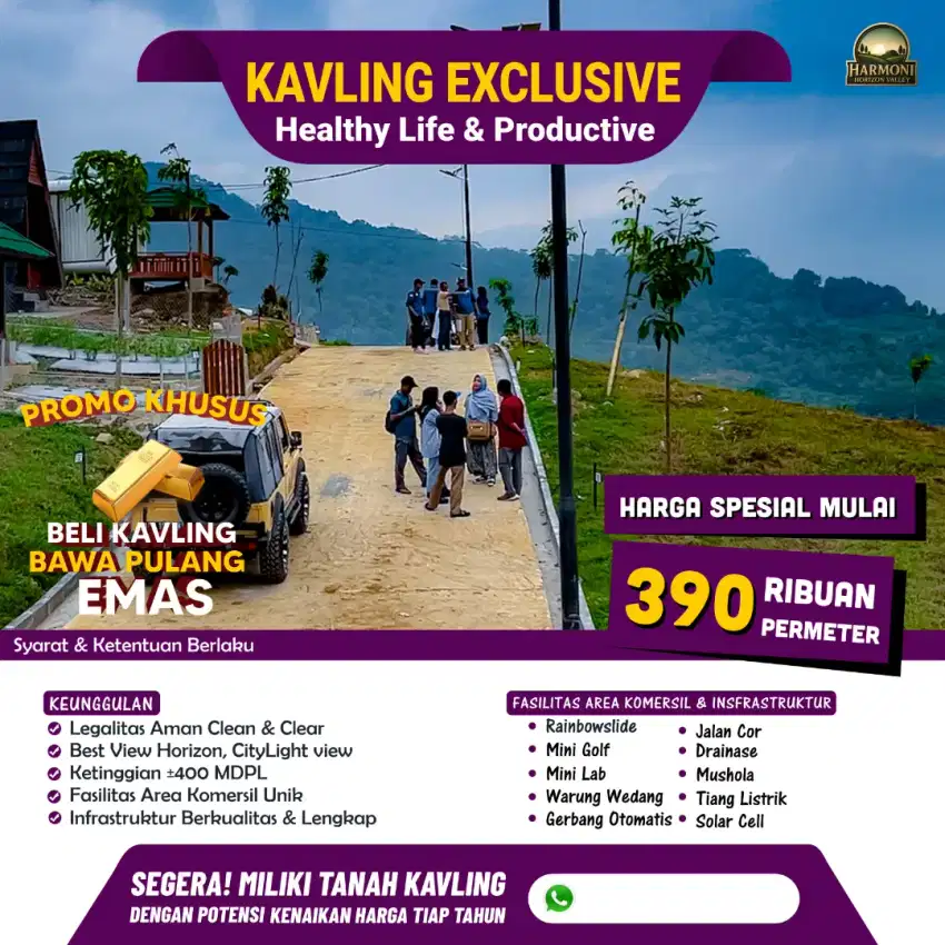 Tanah Kavling Murah Terlaris Di Jalur Puncak 2