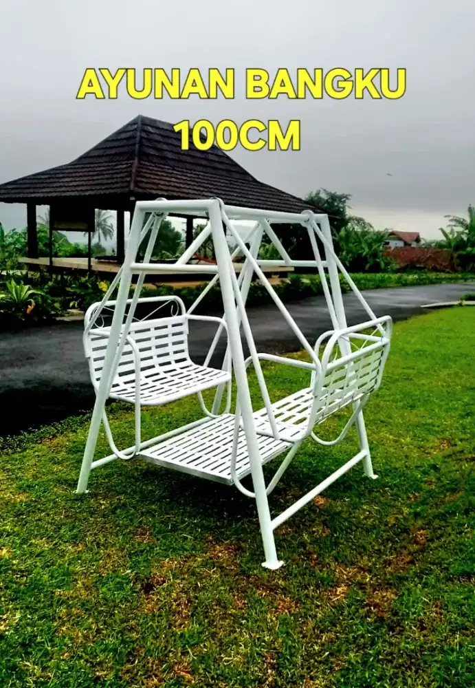 Ayunan besi bangku 100 cm