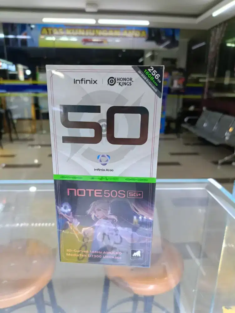 Infinix note 50S 5G plus 8/256 layar lengkung