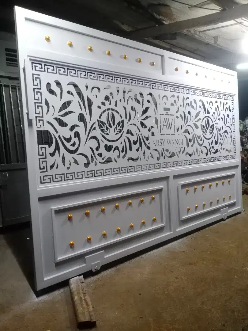 Bengkel las tralis pintu pagar gerbang kanopi tangga