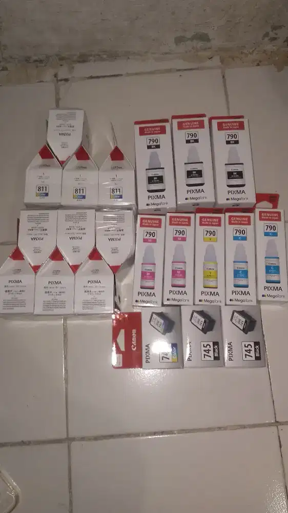 Penampung catridge baru