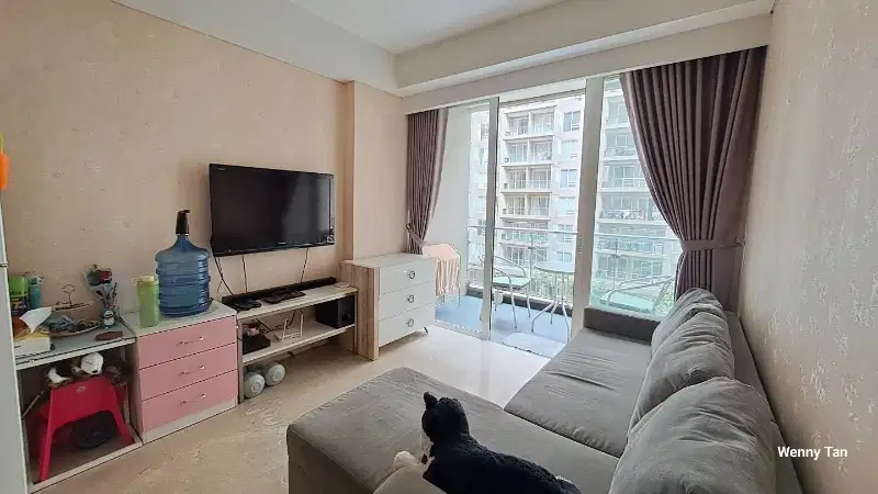 Dijual Apartemen 1BR Landmark Residence Full Furnish View Taman