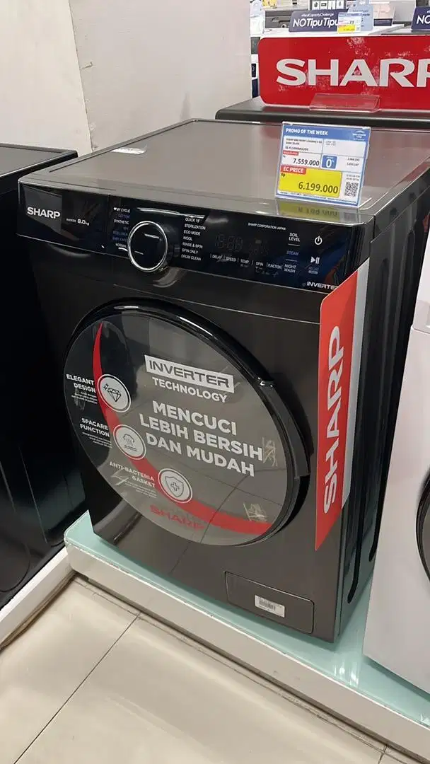 mesin cuci front loading inverter mulai dari 4jtaam ajahhh