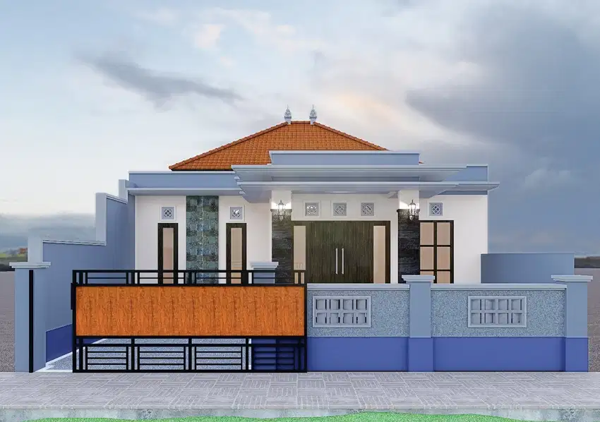 Jual rumah baru proses  pengerjaan  lantai 1 lokasi dalung permai