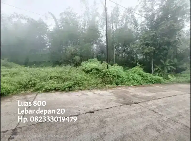 Termurah tanah pacet nol jalan cor