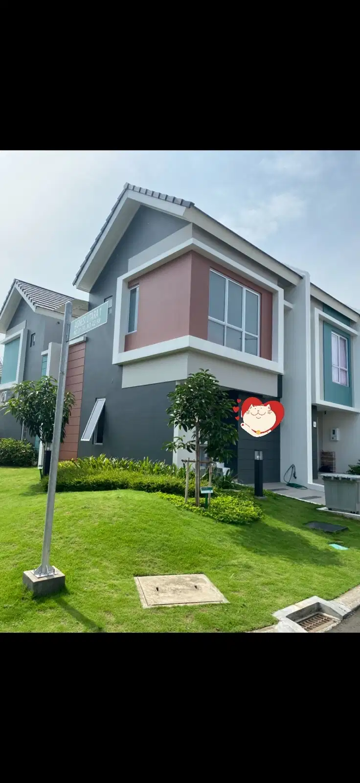 Rumah Agnesi semi furnish Siap Huni Dekat Danau Symphonia serping