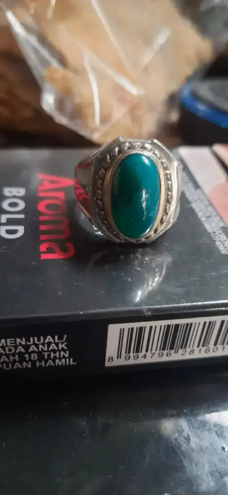 jual batu bacan cincin ring 8 size kantoran