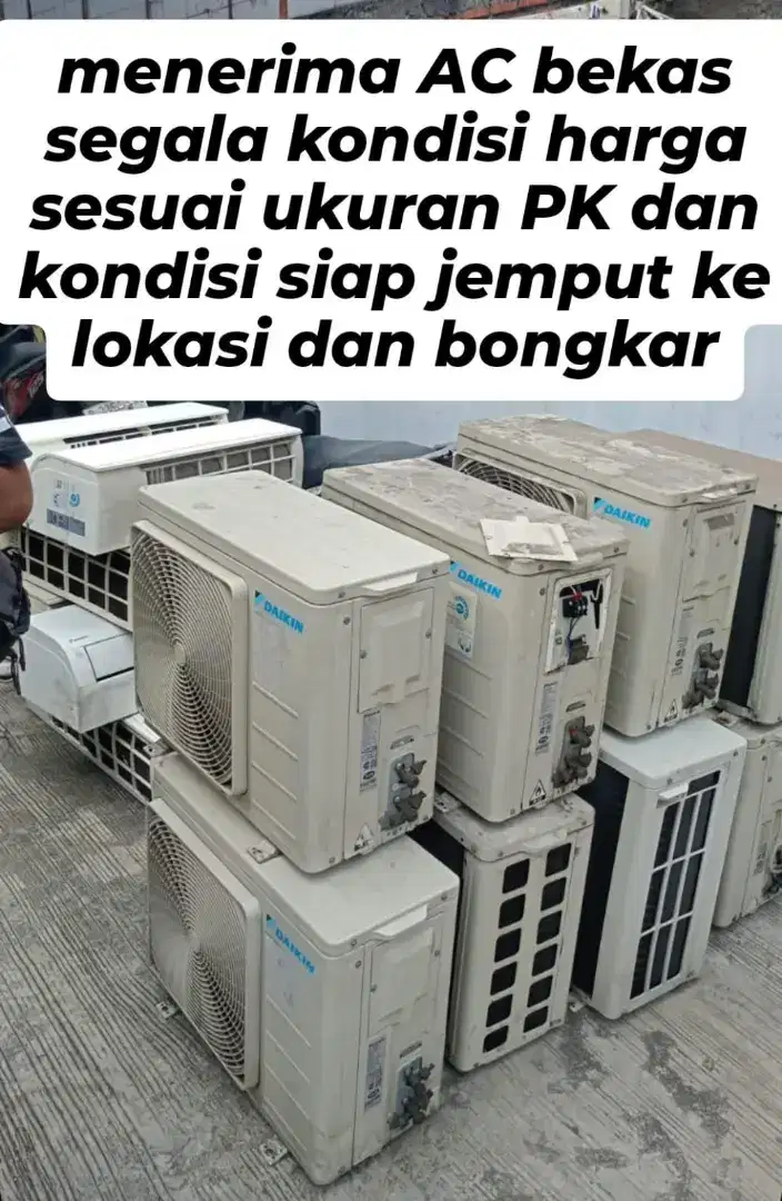 Terima AC bekas