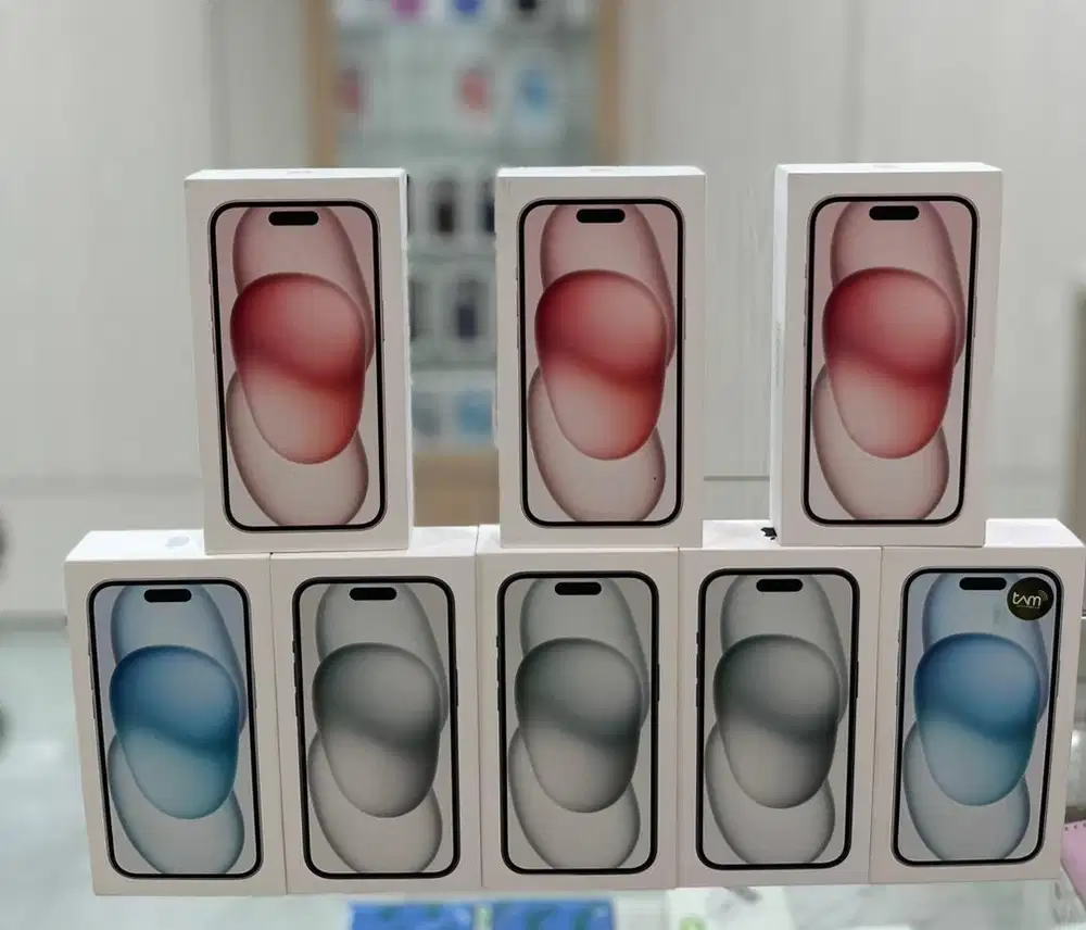 Baru..IPhone 15 256Gb Grs Resmi IBox (Warna : Black,Blue,Pink)