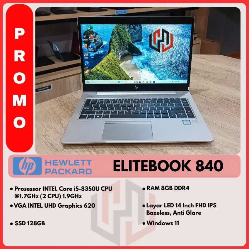 HP ELITEBOOK 840 G7 COCOK UNTUK INPUT DATA DAN MULTIMEDIA