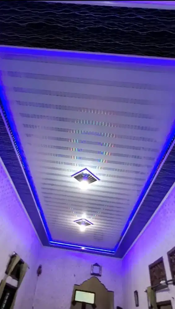 Plafon PVC dan canopy bajaringan