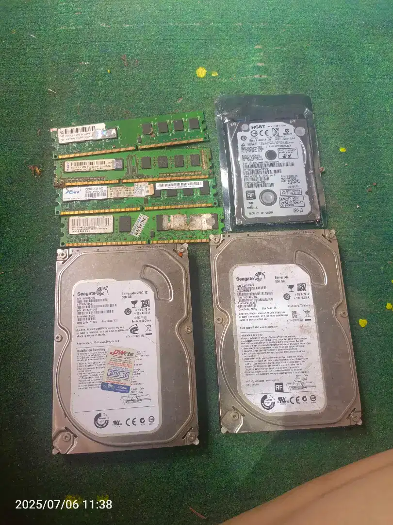 Dijual hdd Dan raam ddr2