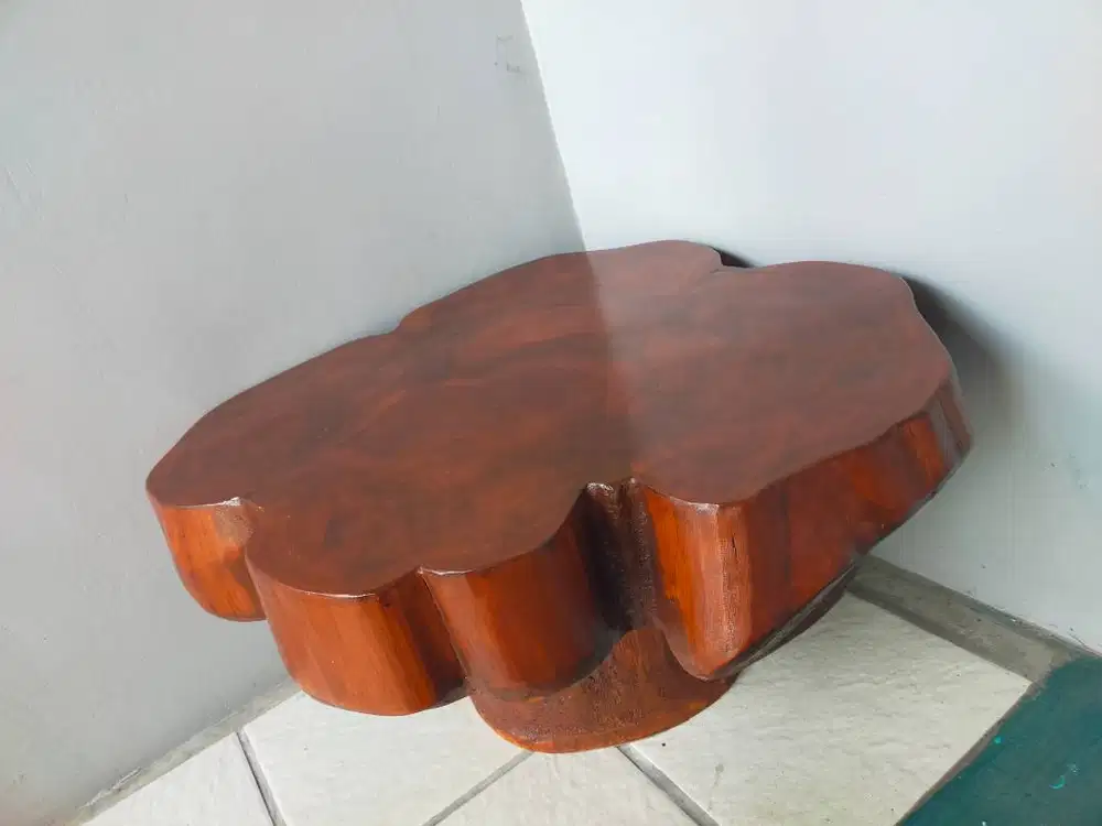 Meja akar kayu jati murah