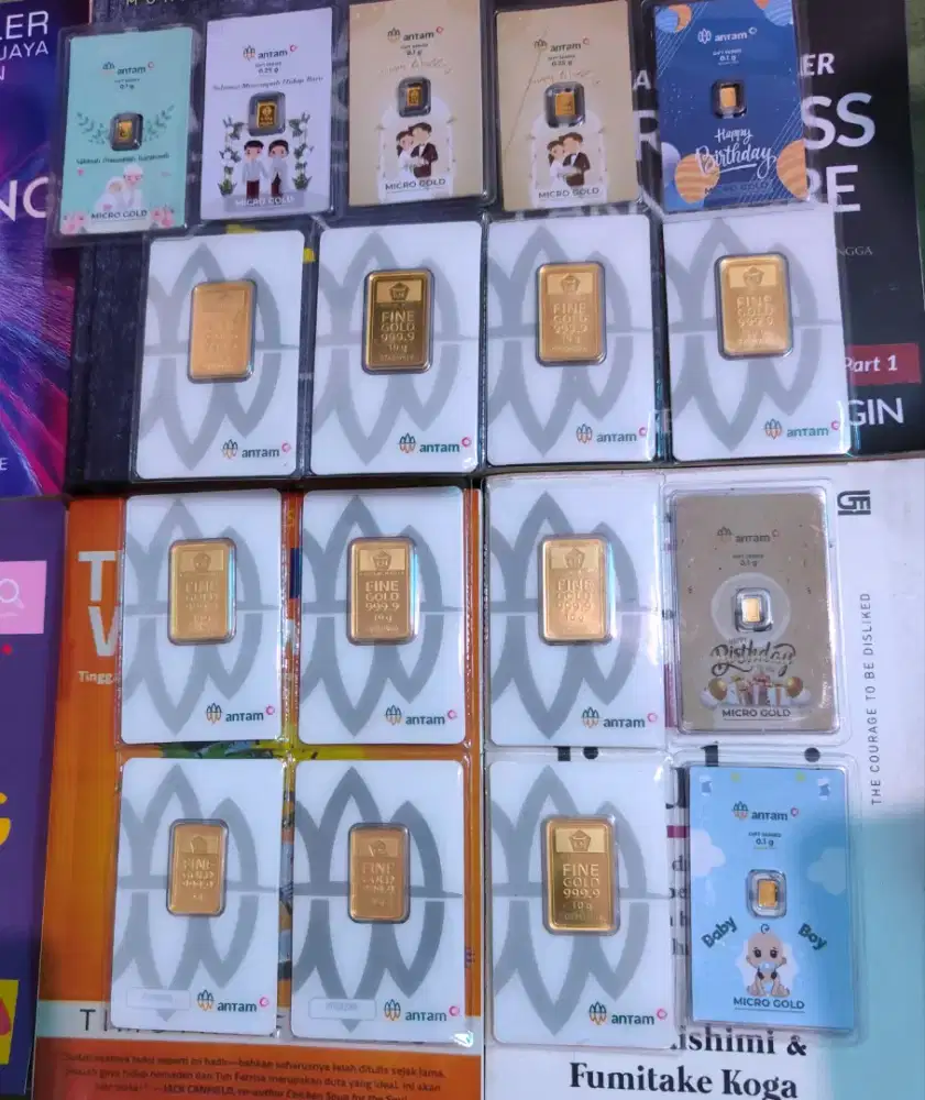 Jual emas antam 5 gr 10 gr