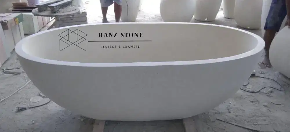 Bathub Terazzo Premium P : 130 cm , L : 70 cm , T : 55 cm