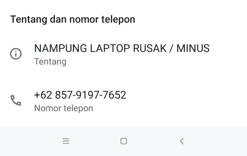 T4w4rk4n laptop rusak mati minus trouble