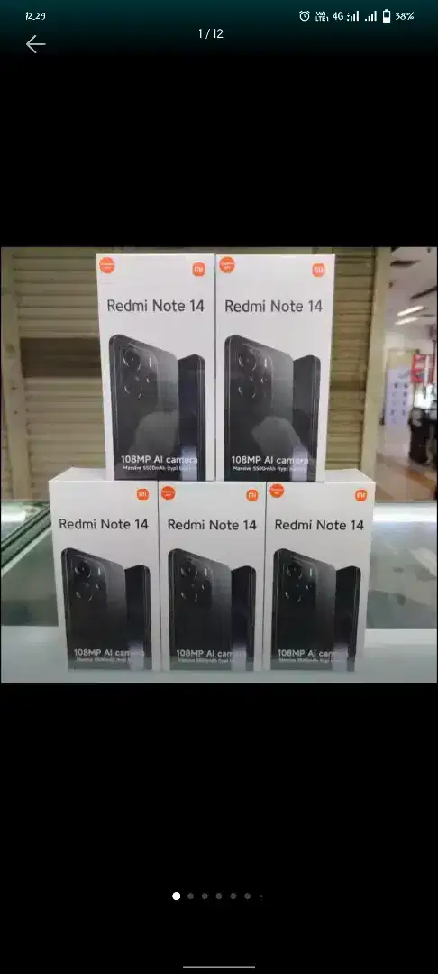 Xiomi redmi note 14 8+8/256 garansi resmi