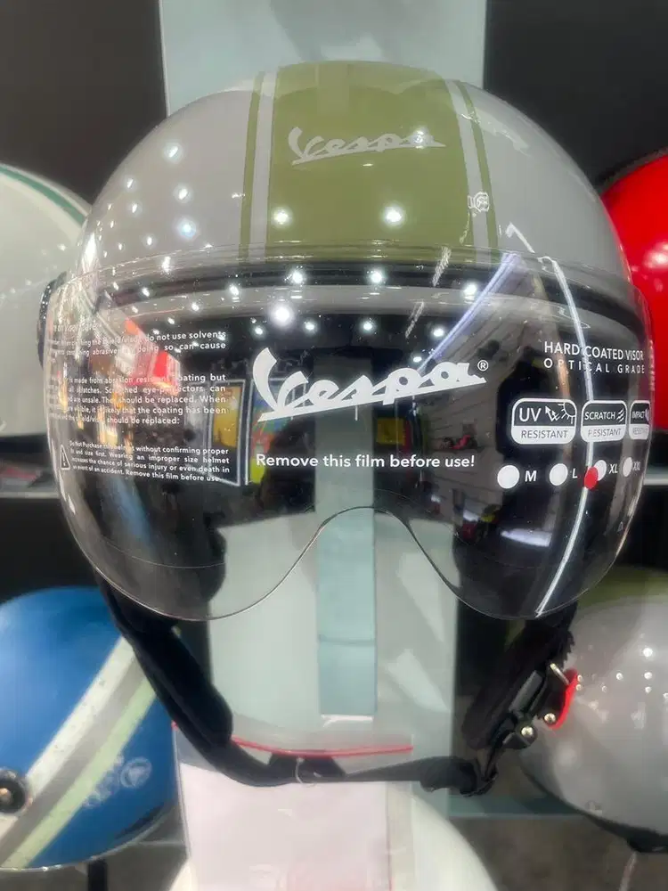 Genuine Helmet Vespa SNI Grey 2.0