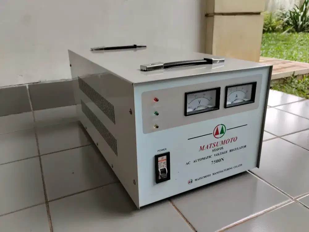 Stabilizer Matsumoto 7500 watt second bekas