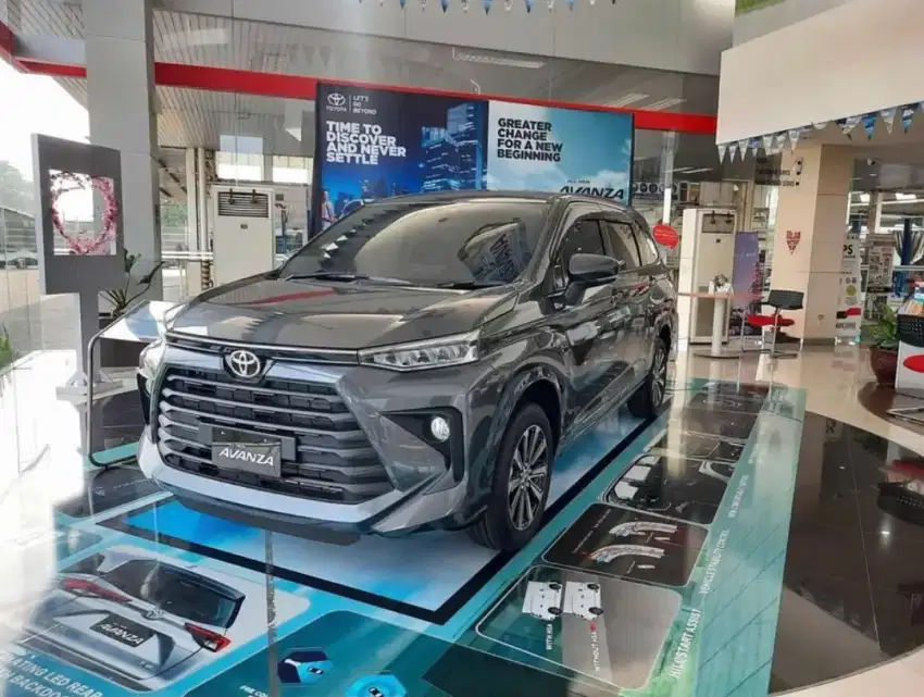 DP 9JT TOYOTA AVANZA G MATIC CVT 2025 / MANUAL MT GREY HITAM PUTIH E