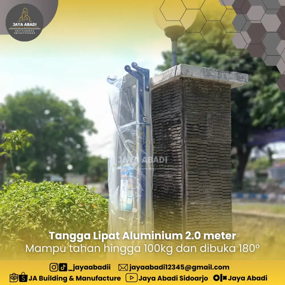 TANGGA LIPAT ALUMINIUM 2.0 METER