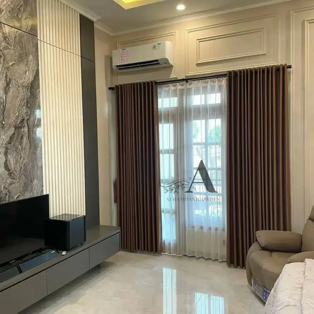 Gorden costum/tirai jendela/tirai pintu/hordeng