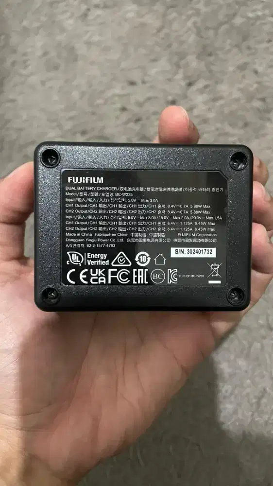 Charger FUJIFILM BC-W235 for FUJIFILM XT5