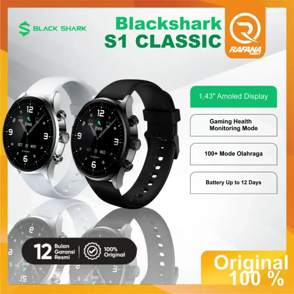 Smartwatch black shark s1 classic