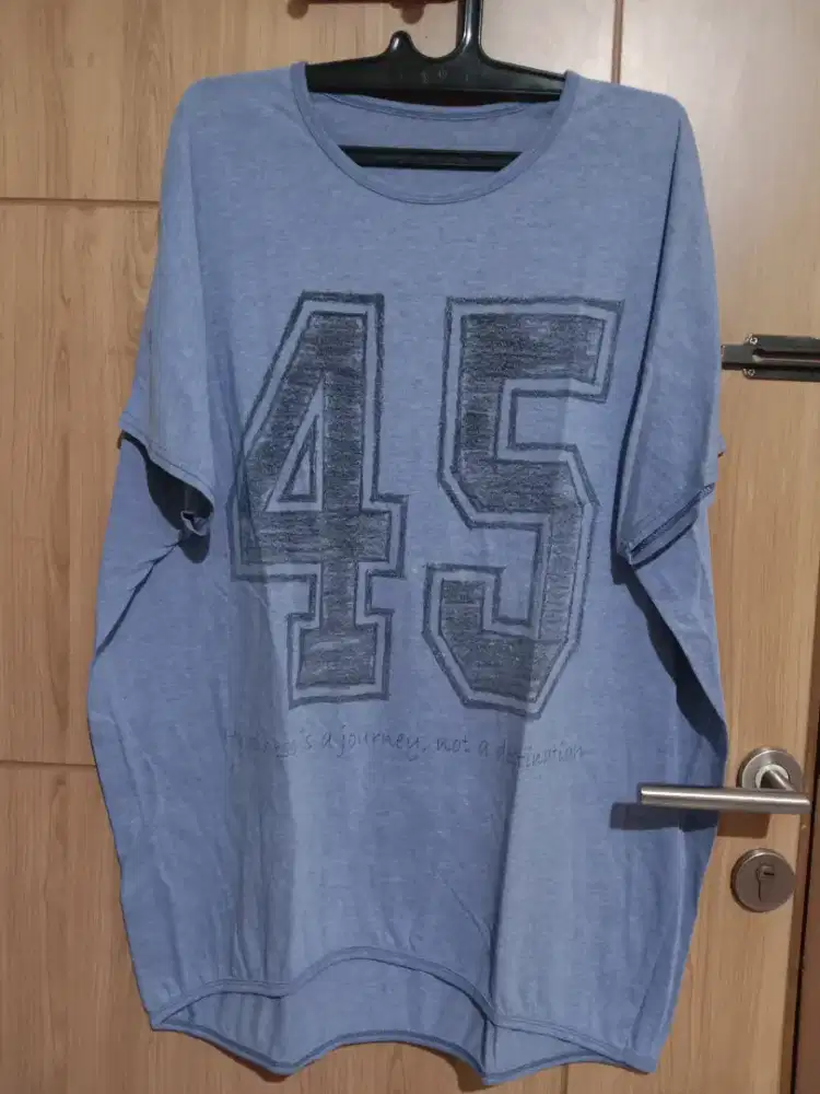 Oversize Kaos Baby Blue