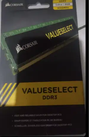 Ram corsair DDR3 8gb pc 12800 sakeping