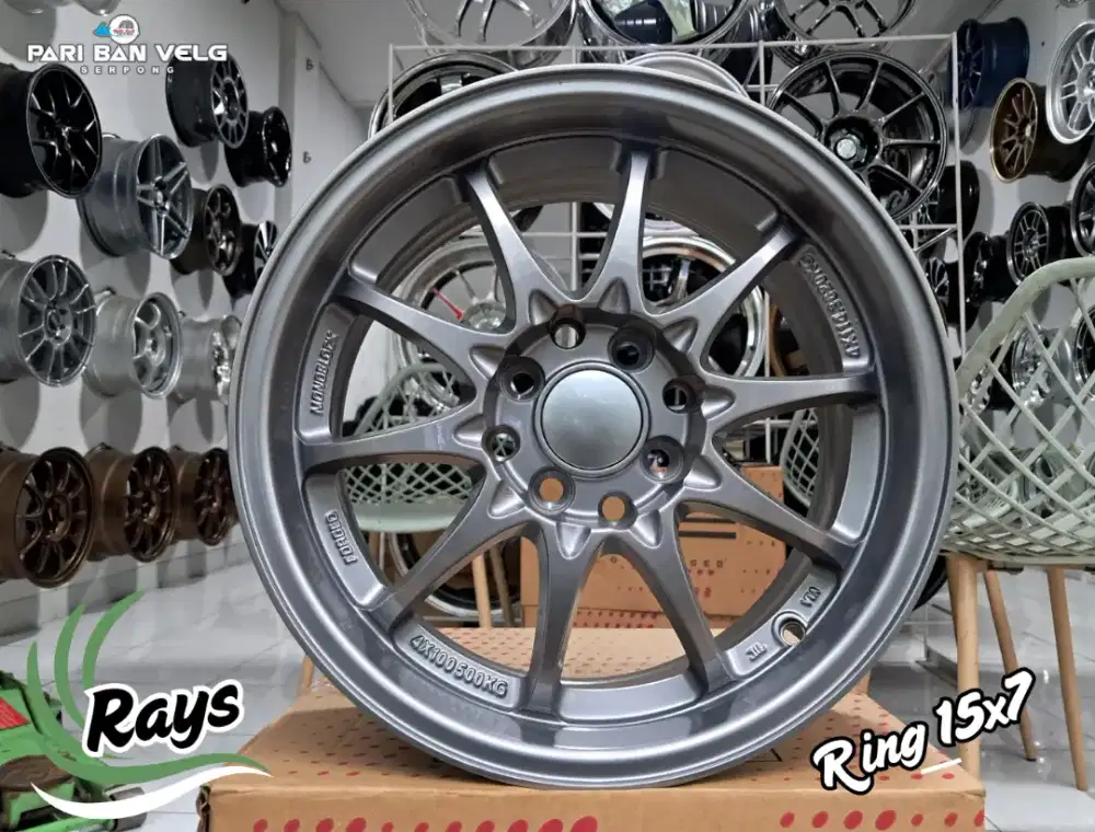 Rays Ce28 Ring 15X7 Pcd. 4X100/114.3 ET. 38