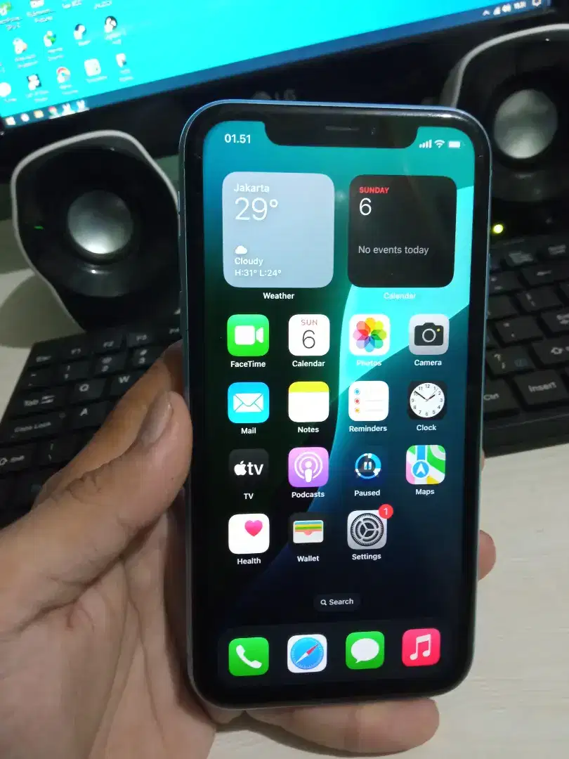 Iphone Xr 128GB ex inter all sim operator permanen jos siap pakai