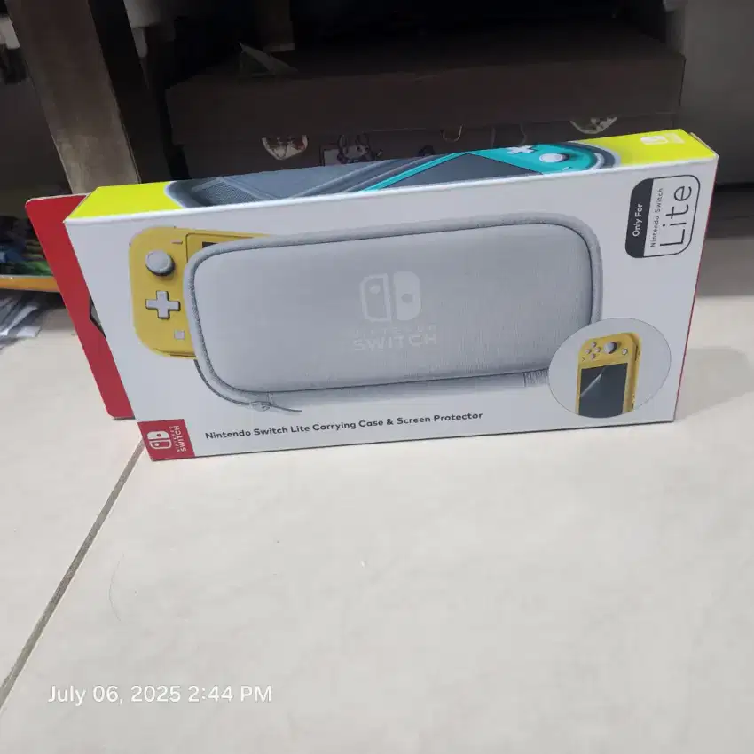 NEW Nintendo Switch Lite White Pouch Travel Case bag tas storage ORI