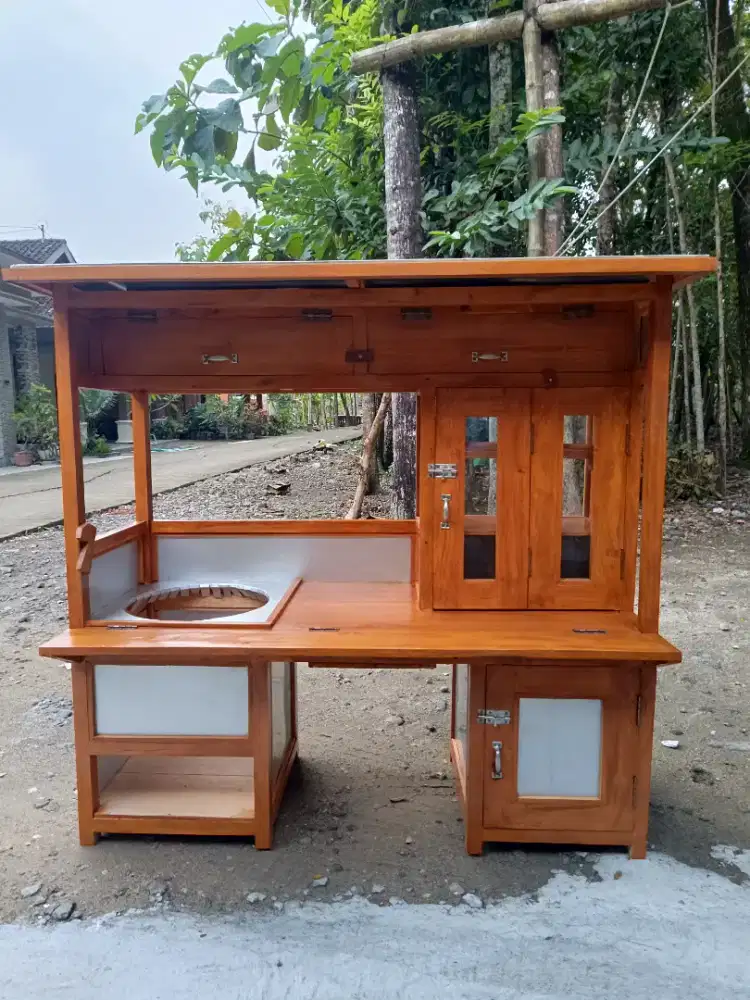 Gerobak bakso montor baru