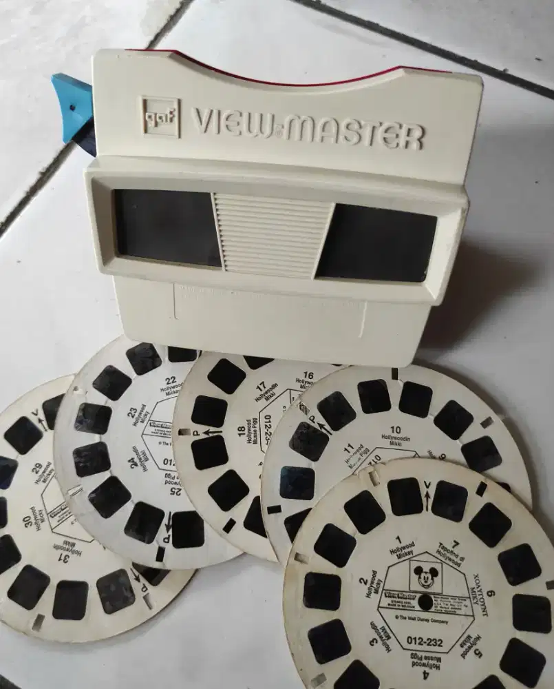 Kamera mainan foto slide film camera jadul antik lawas 
Made in usa
+5