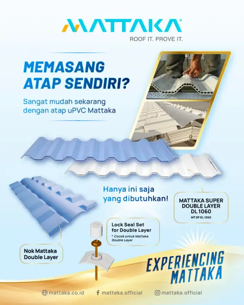 Atap uPVC bergaransi