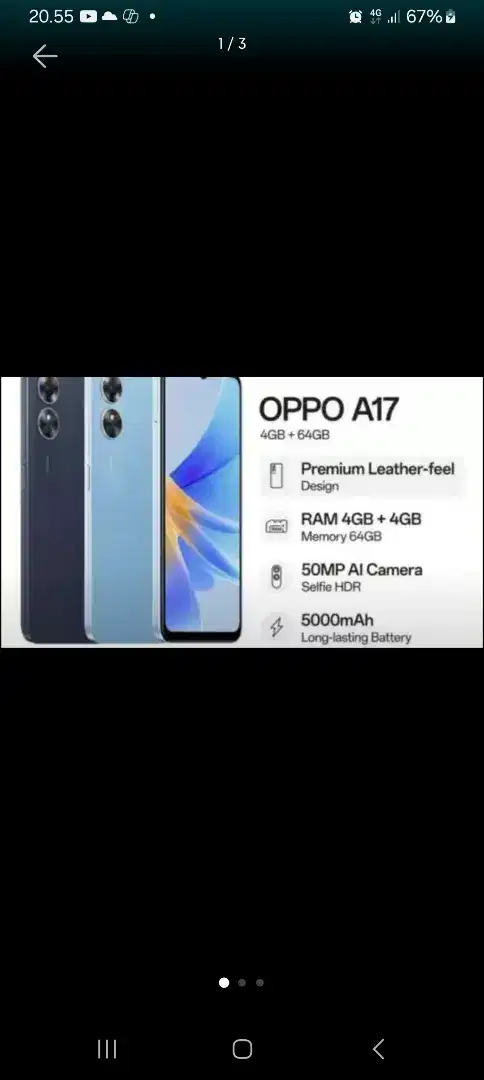 DIJUAL HP OPPO A17