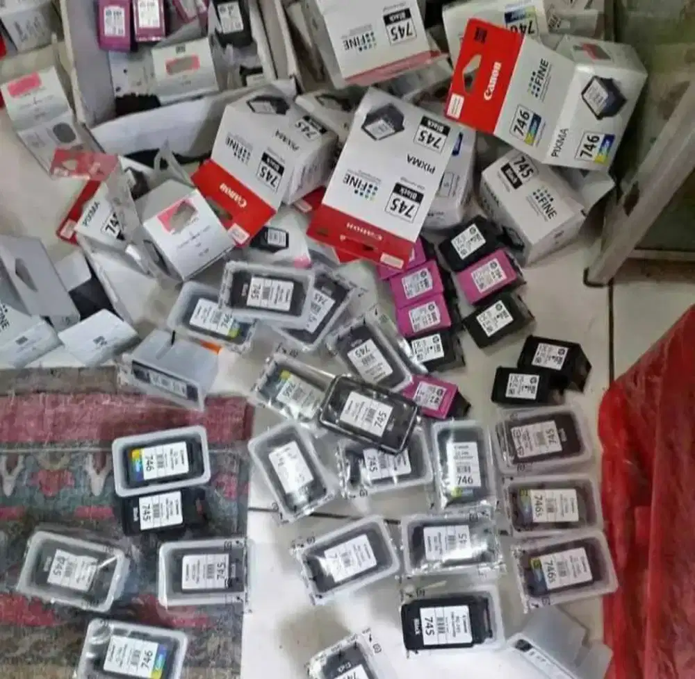 DIBELI TINTA CARTRIDGE CANON DAN HP BEKAS