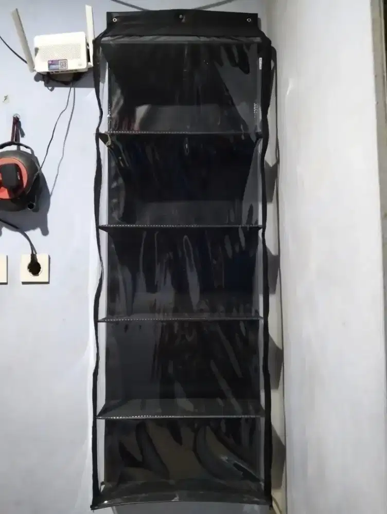 Rak gantung bahan tebal