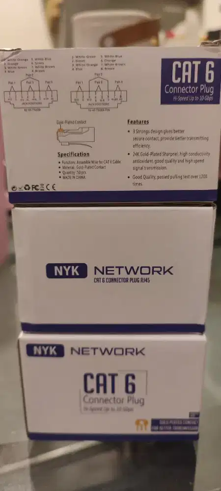 RJ45 Cat 6 isi 50pcs