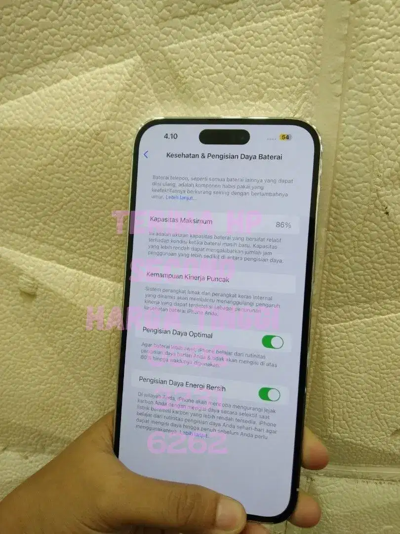 iphone 14 promax purple bh 87