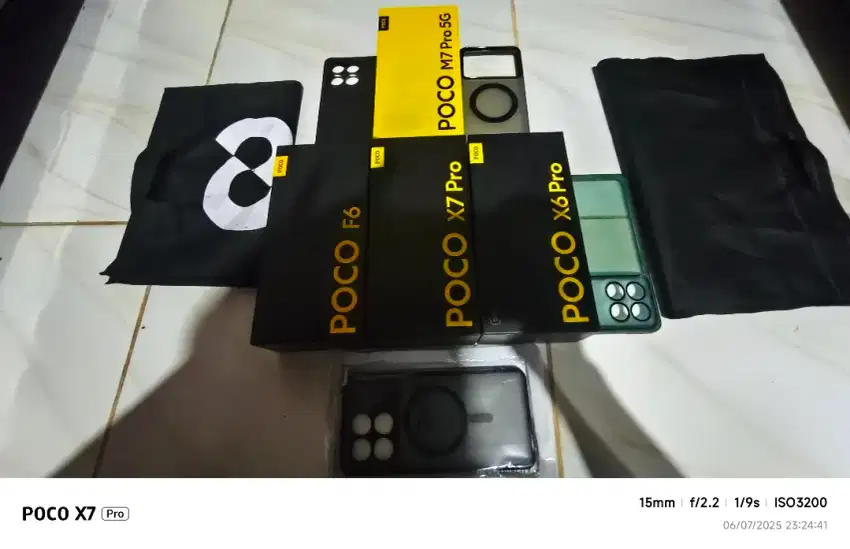 Poco X7 Pro,F6 12/512gb,M7 Pro & X6 Pro Fullset,mulus Like New 99%