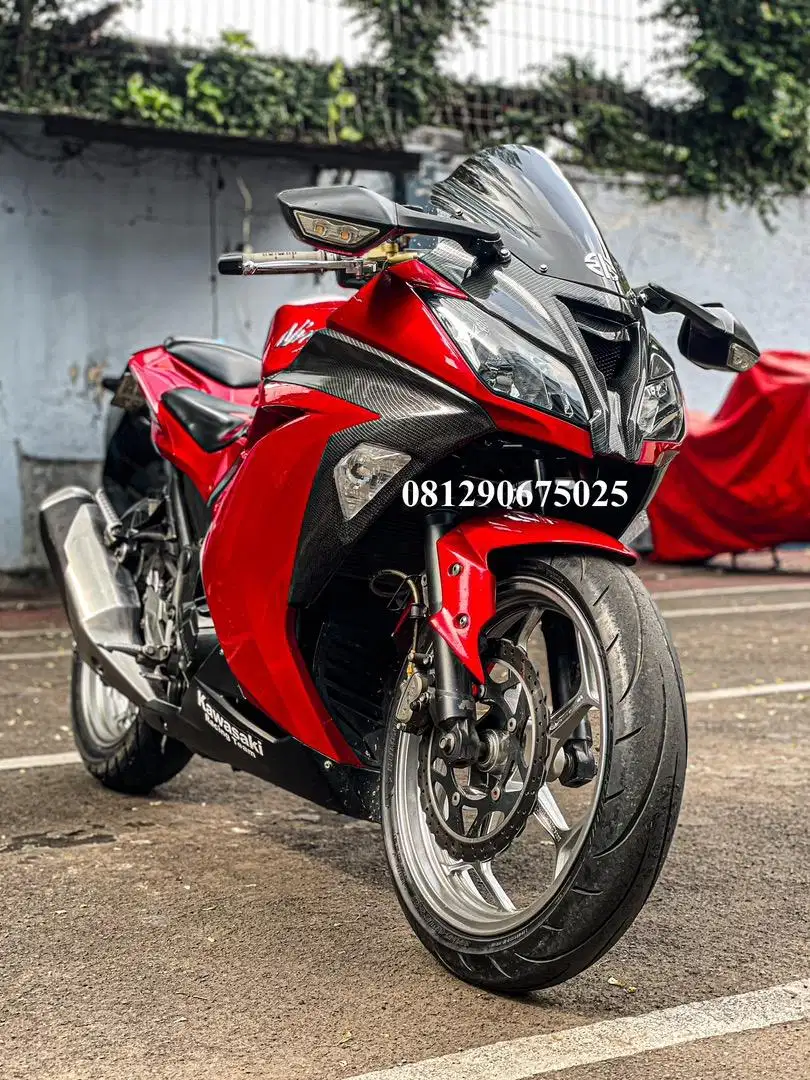 KAWASAKI NINJA 250 FI OLD 2014 SOUL RED MERAH MAZDA